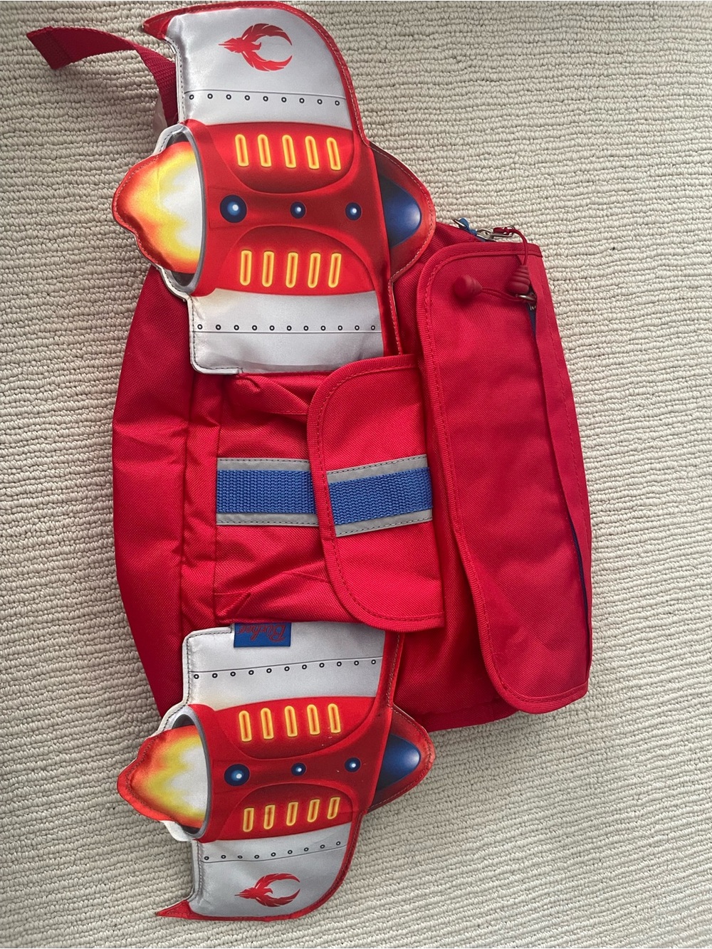 Red Rocket Kids Backpack with Wing Details b28